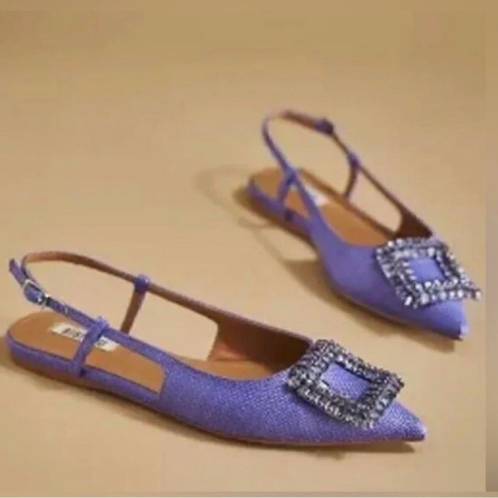 Anthropologie Bibi Lou Embellished Flats
